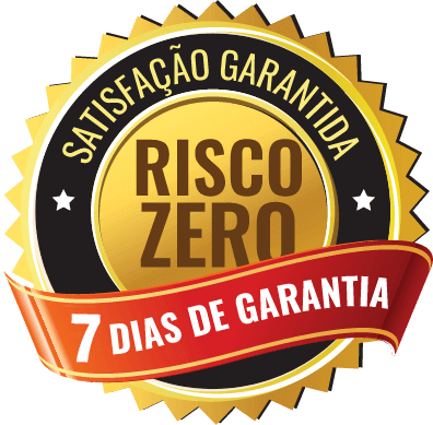Selo de garantia de 7 dias — risco zero